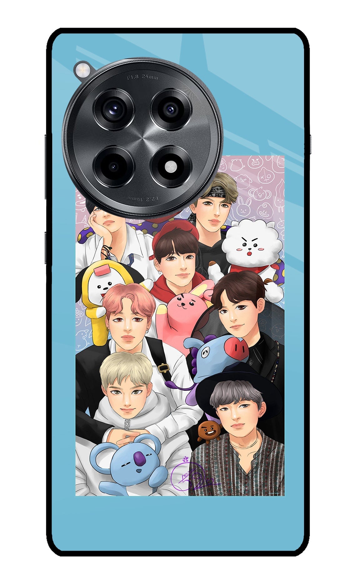 BTS with animals OnePlus 12R Back Cover