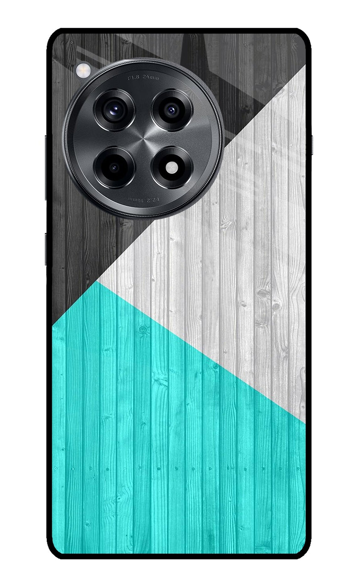 Wooden Abstract OnePlus 12R Glass Case