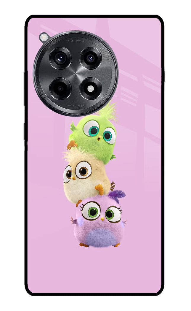 Cute Little Birds OnePlus 12R Glass Case
