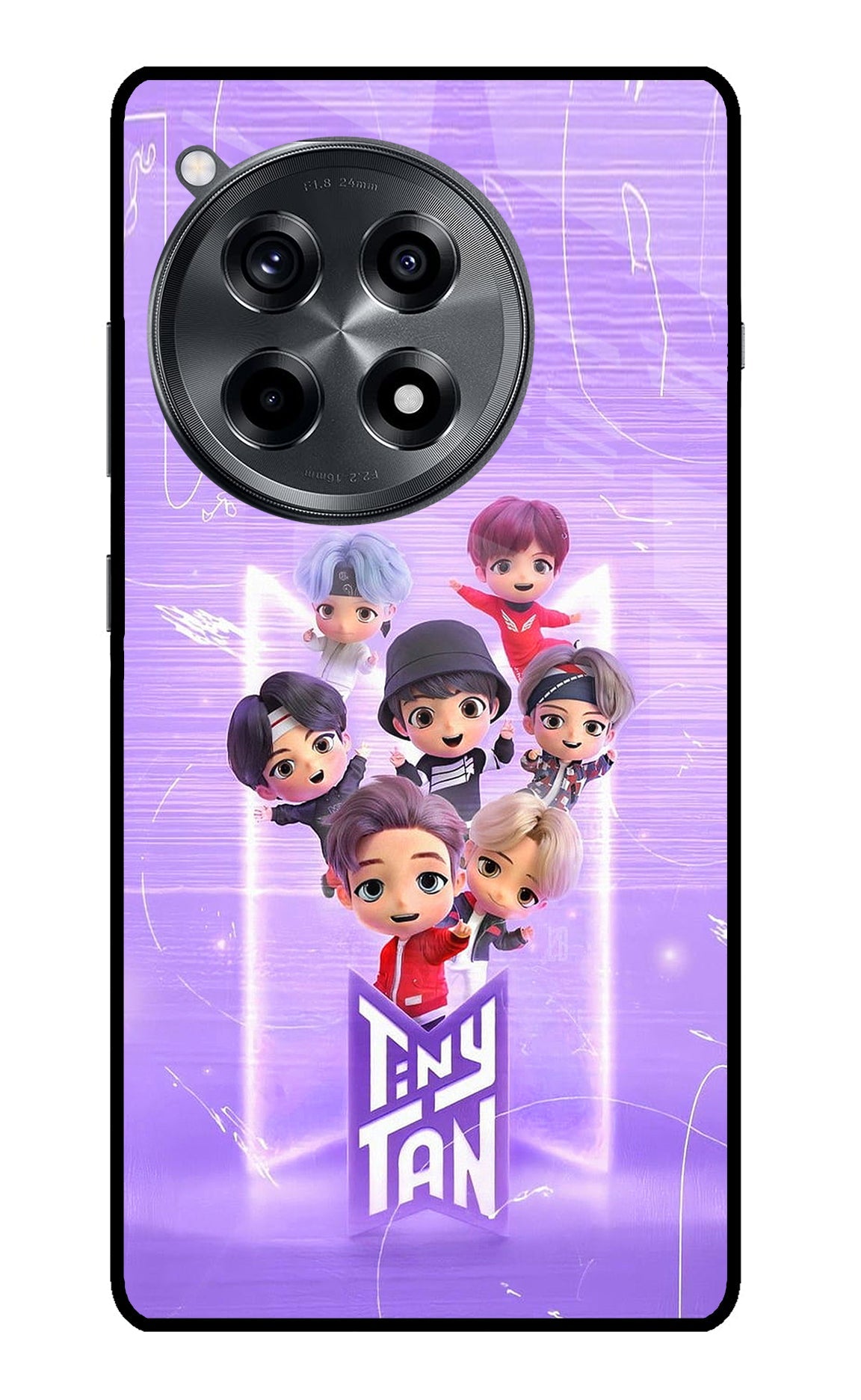BTS Tiny Tan OnePlus 12R Glass Case