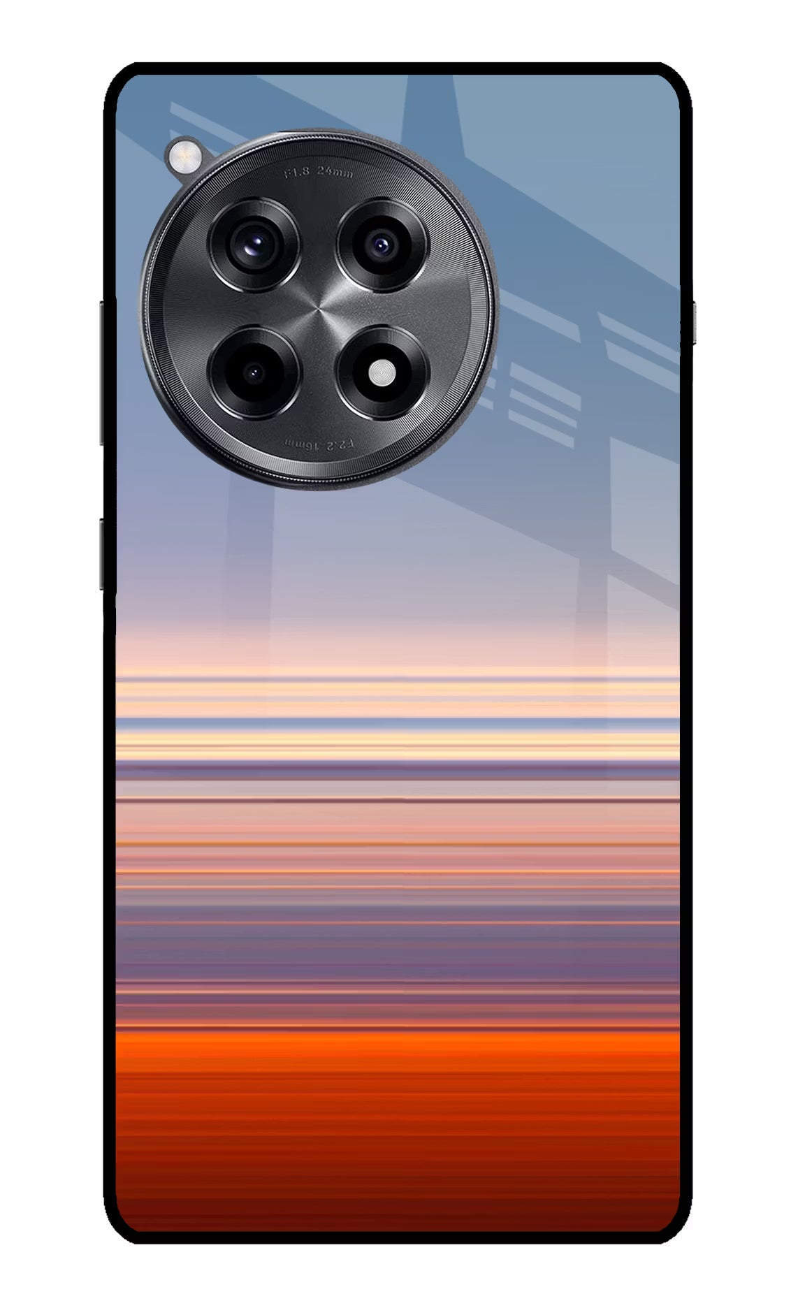 Morning Colors OnePlus 12R Glass Case Back Cover by Casekaro