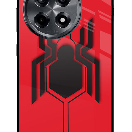 Spider OnePlus 12R Glass Case Back Cover by Casekaro