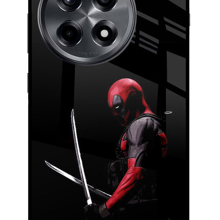 Deadpool OnePlus 12R Glass Case Back Cover by Casekaro
