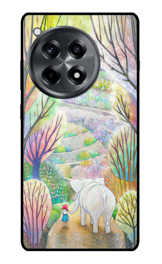 Nature Painting OnePlus 12R Glass Case