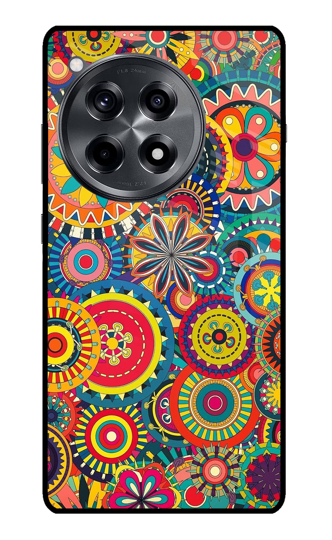Gol Gol Art OnePlus 12R Glass Case Back Cover by Casekaro