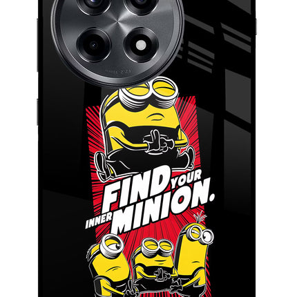 Find your inner Minion OnePlus 12R Glass Case Back Cover by Casekaro