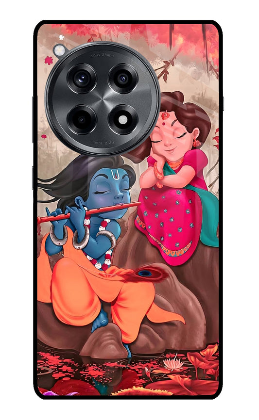 Radhe Krishna OnePlus 12R Glass Case