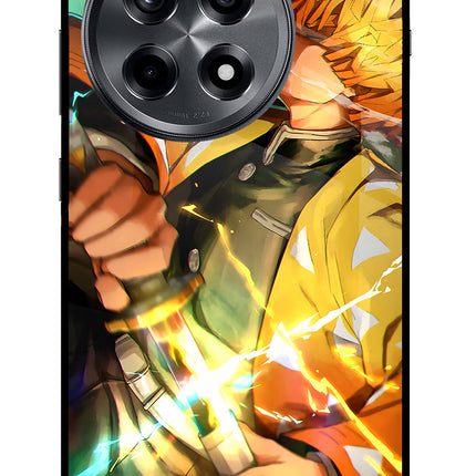 Demon Slayer OnePlus 12R Glass Case Back Cover by Casekaro