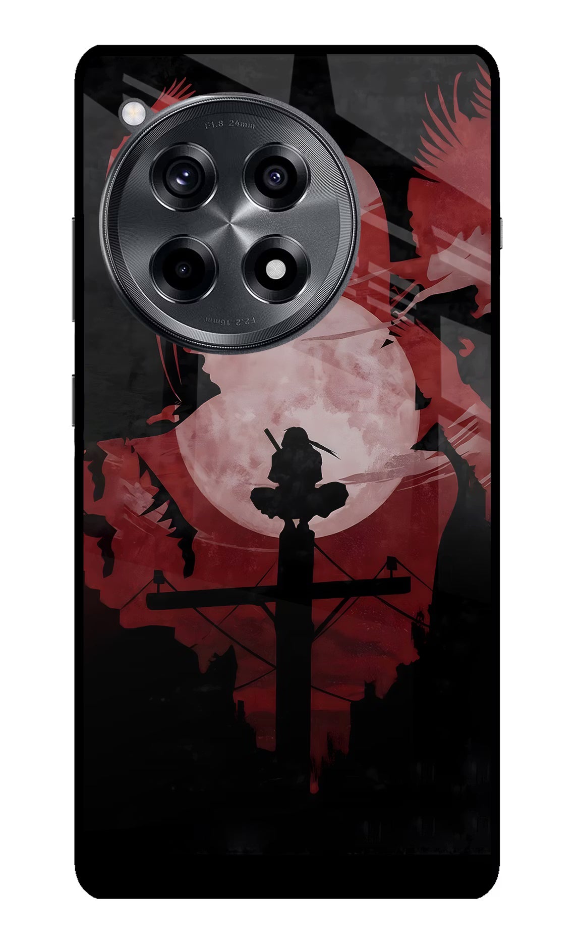 Naruto Anime OnePlus 12R Glass Case Back Cover by Casekaro