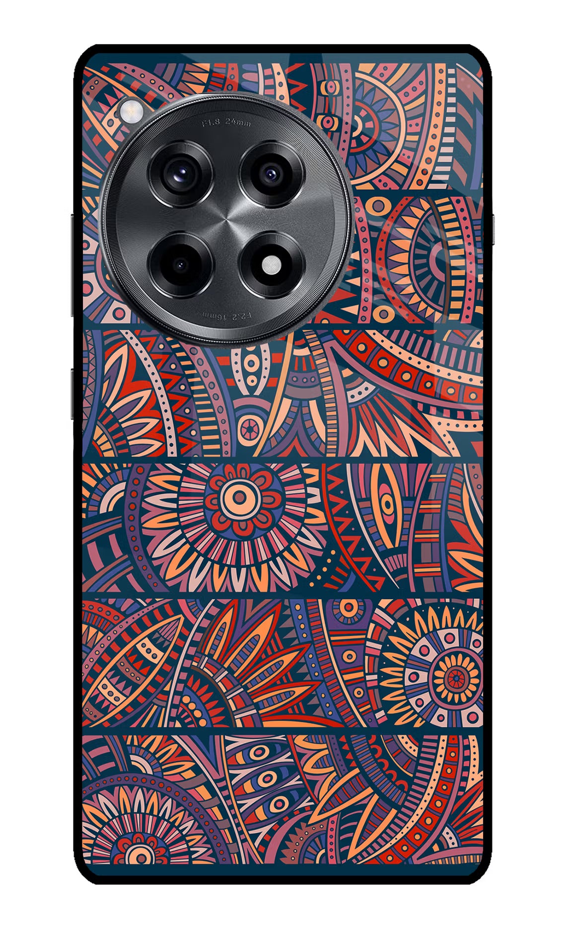 African Culture Design OnePlus 12R Glass Case Back Cover by Casekaro