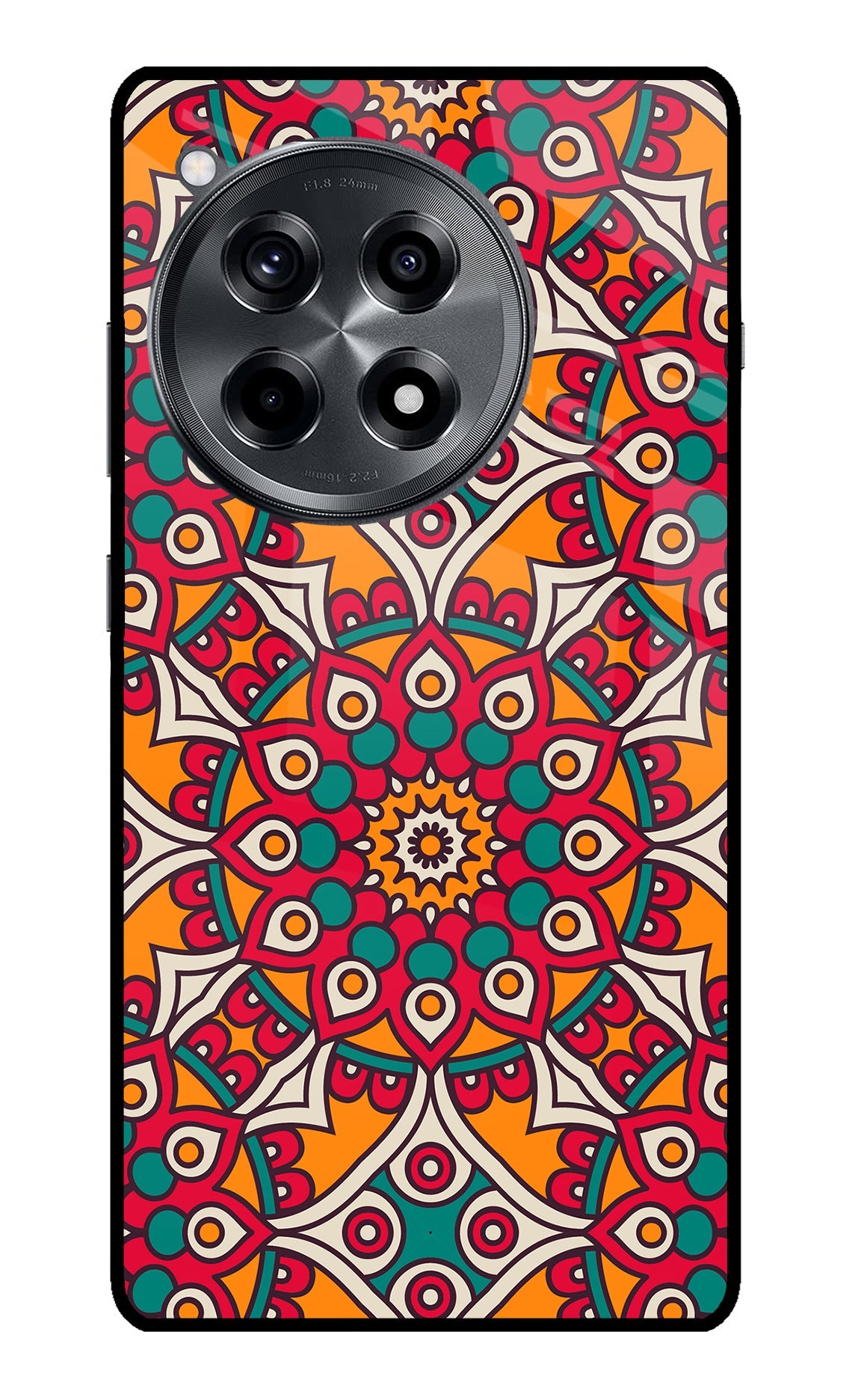 Mandala Art OnePlus 12R Glass Case