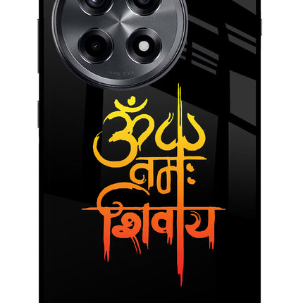 Om Namah Shivay OnePlus 12R Glass Case Back Cover by Casekaro