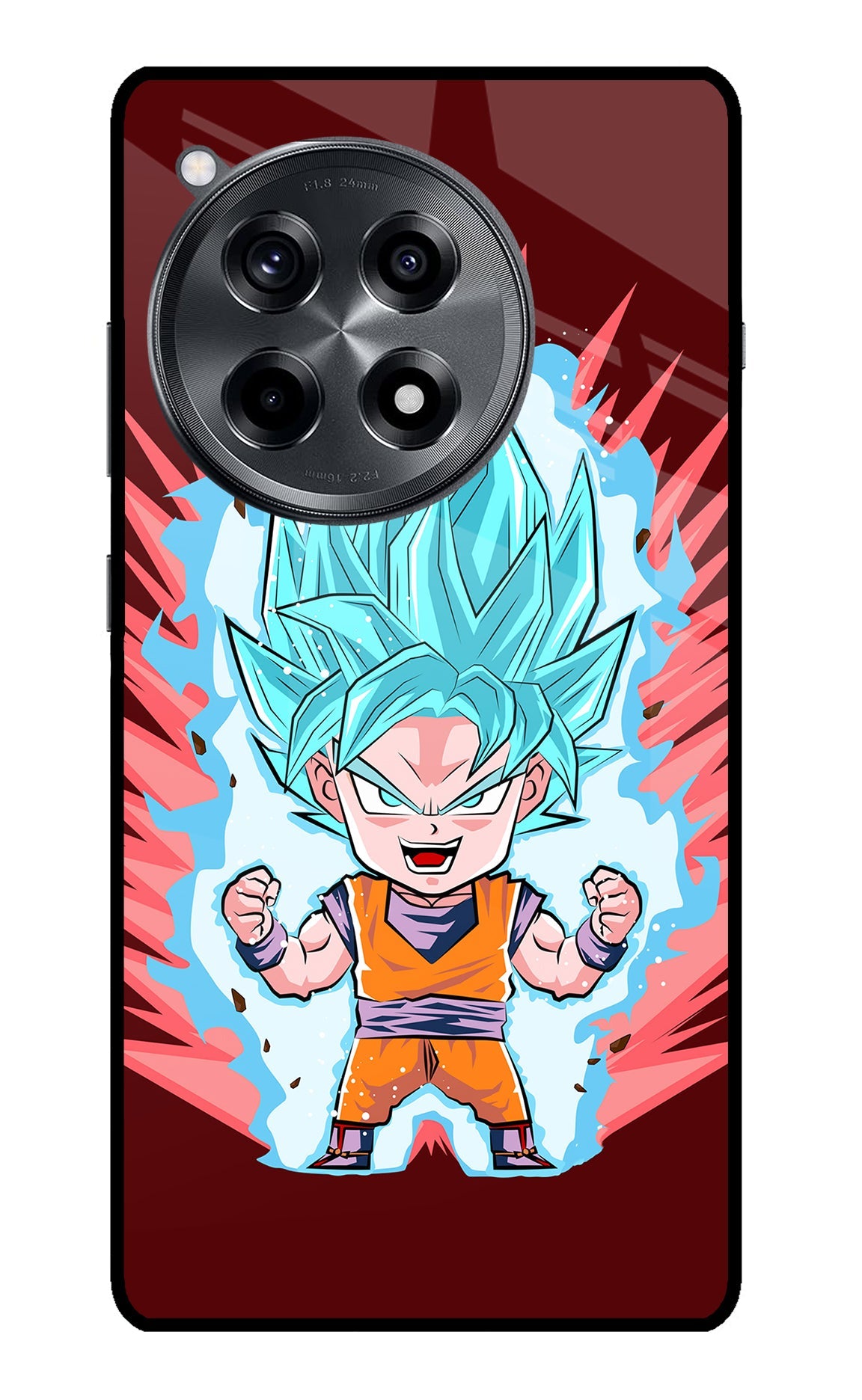 Goku Little OnePlus 12R Glass Case