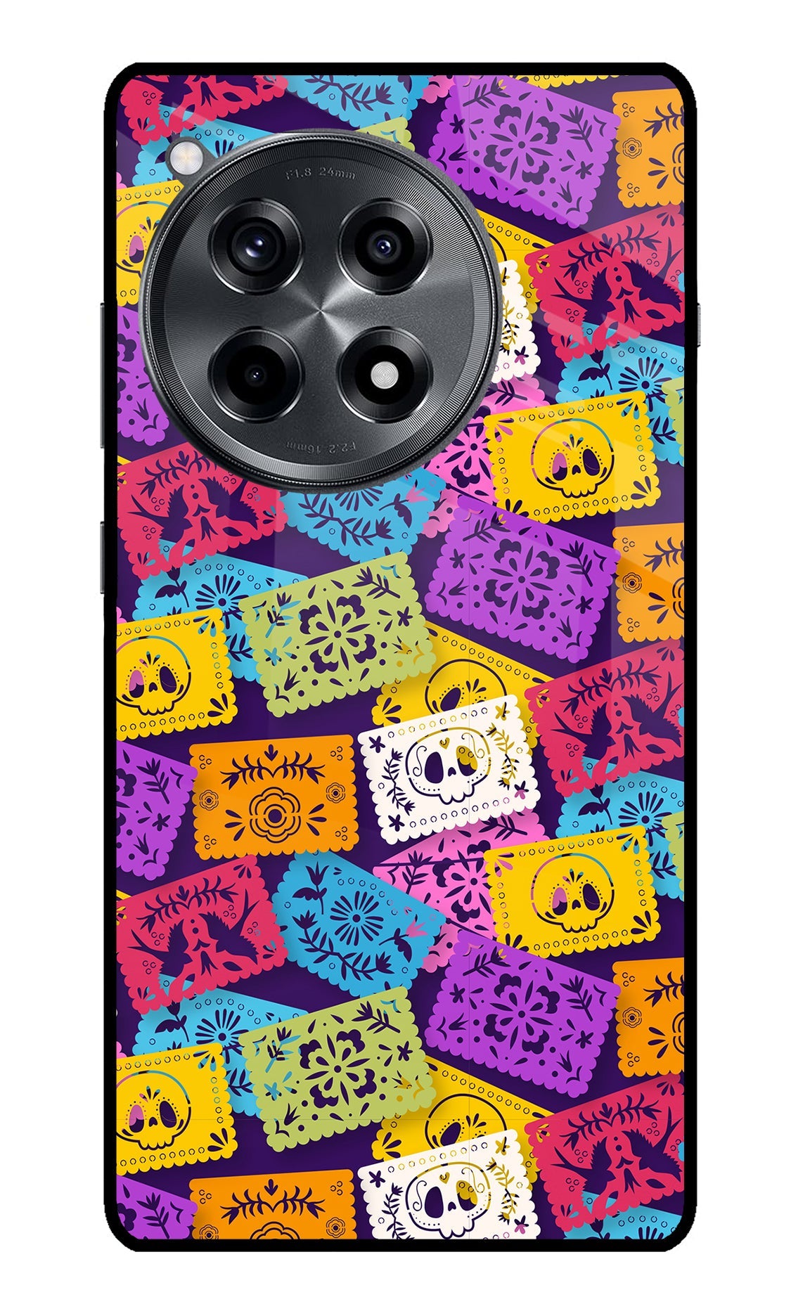 Mexican Pattern OnePlus 12R Glass Case