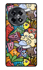 Veggie Doodle OnePlus 12R Glass Case