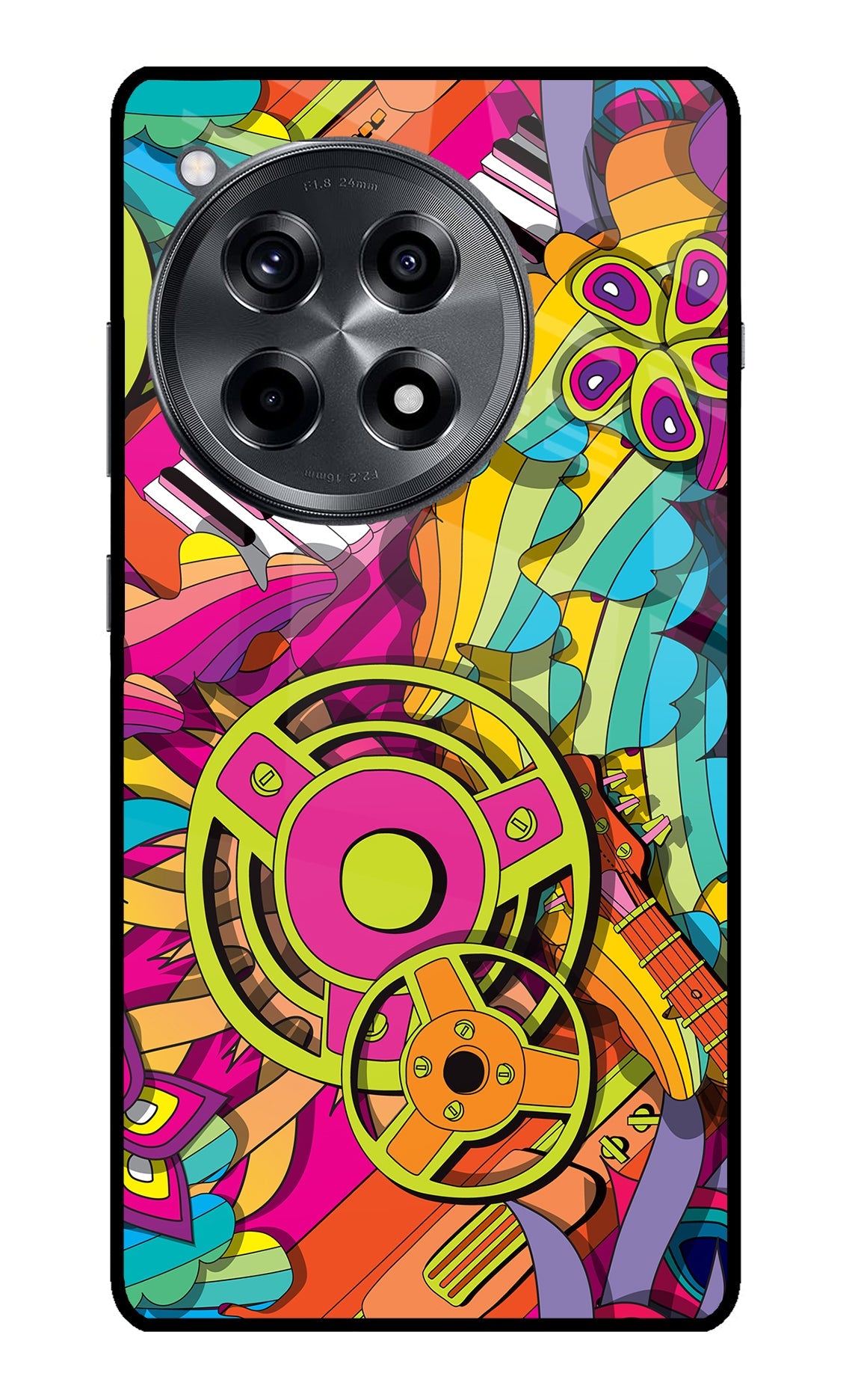 Music Doodle OnePlus 12R Glass Case