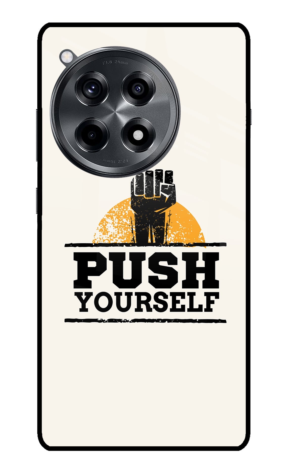 Push Yourself OnePlus 12R Glass Case