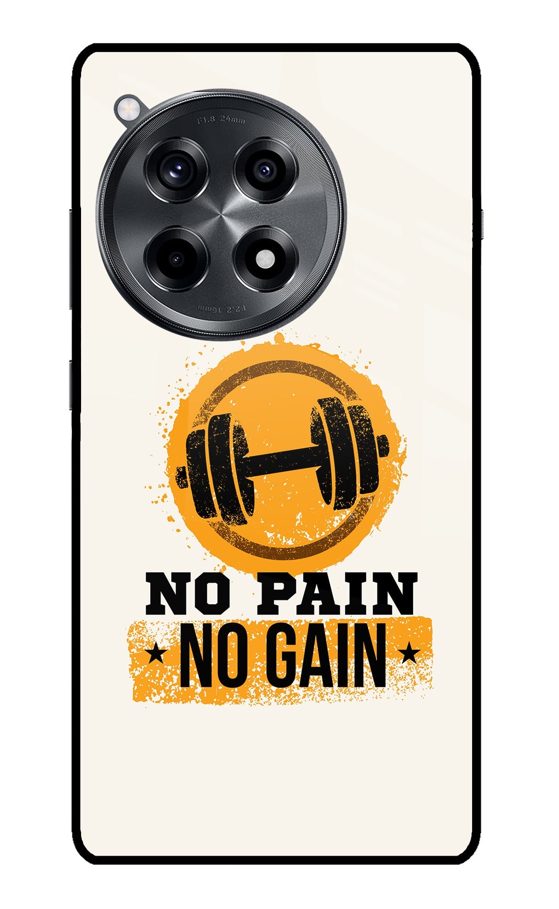 No Pain No Gain OnePlus 12R Back Cover