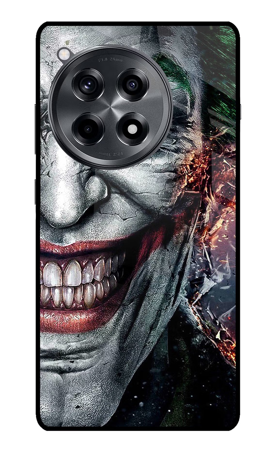 Joker Cam OnePlus 12R Glass Case Back Cover by Casekaro