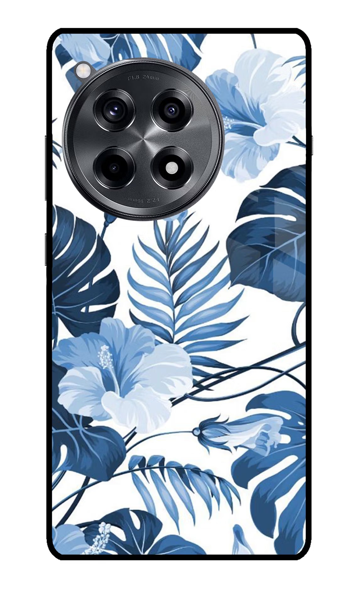 Fabric Art OnePlus 12R Glass Case Back Cover by Casekaro