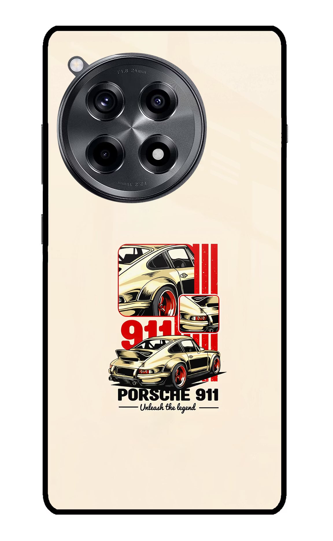 Classic Porsche 911 OnePlus 12R Glass Case