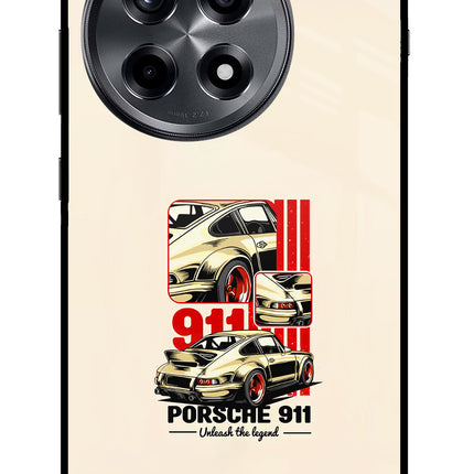 Classic Porsche 911 OnePlus 12R Glass Case Back Cover by Casekaro