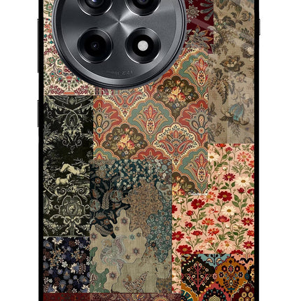 Desi Print OnePlus 12R Glass Case Back Cover by Casekaro