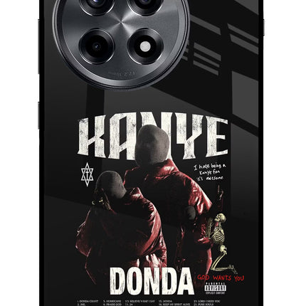 Donda Kanye West OnePlus 12R Glass Case Back Cover by Casekaro