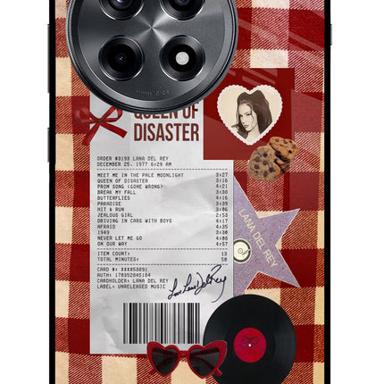 Queen of Disaster OnePlus 12R Glass Case
