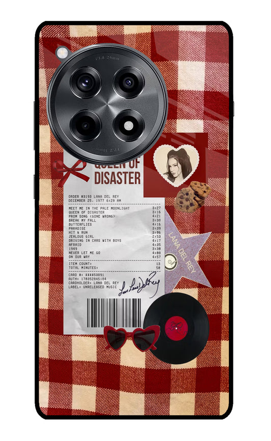 Queen of Disaster OnePlus 12R Glass Case