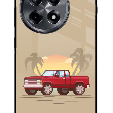 Desert Classic Drive OnePlus 12R Glass Case Back Cover by Casekaro