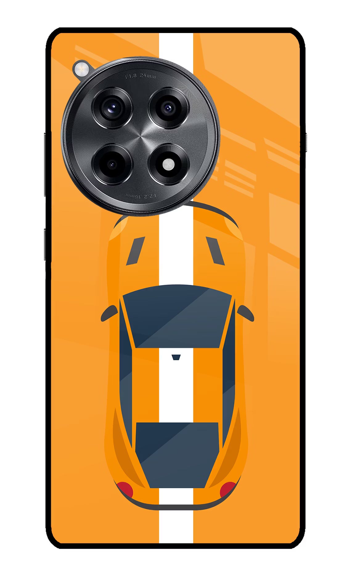 Highway Pursuit OnePlus 12R Glass Case Back Cover by Casekaro