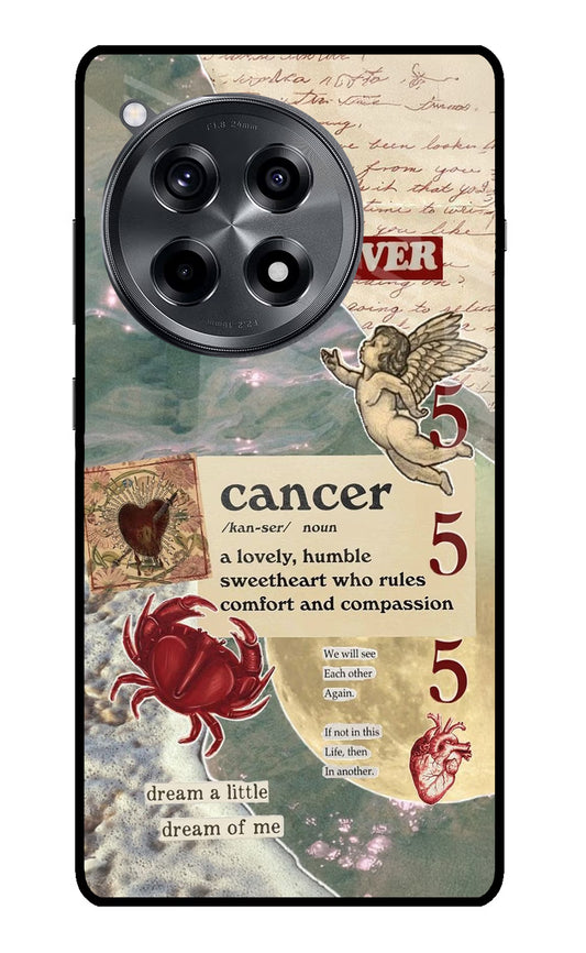 Cancer Zodiac OnePlus 12R Glass Case