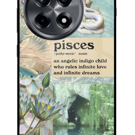 Pisces Zodiac OnePlus 12R Glass Case