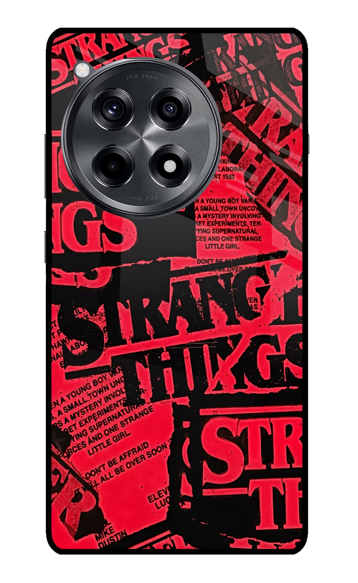 Ordinary Things OnePlus 12R Glass Case Back Cover by Casekaro