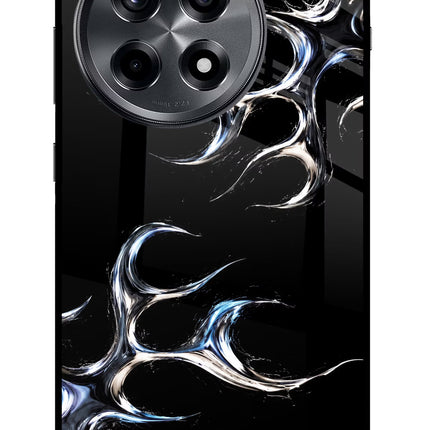 Chrome Tribal OnePlus 12R Glass Case Back Cover by Casekaro