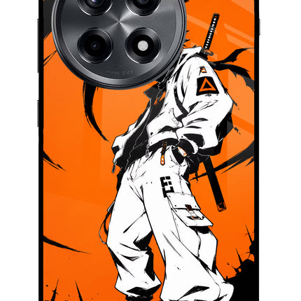 Street Samurai  OnePlus 12R Glass Case Back Cover by Casekaro