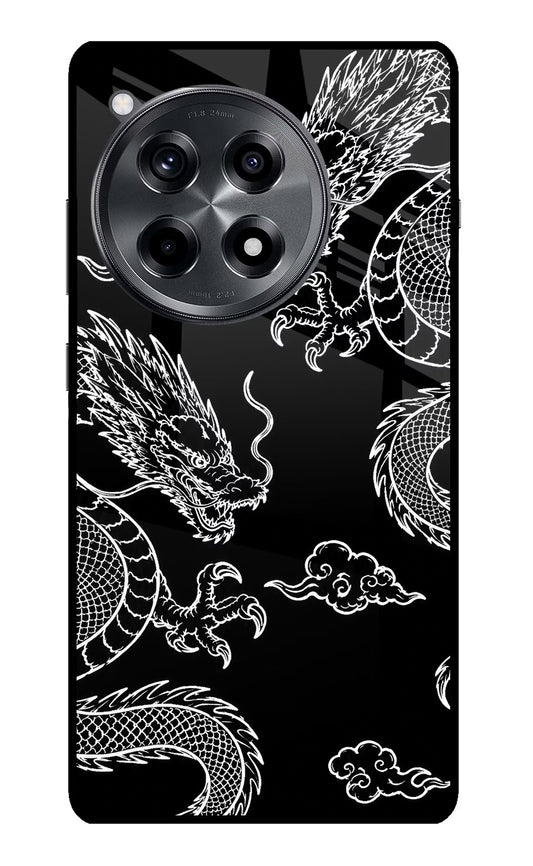 Twin Dragons OnePlus 12R Glass Case
