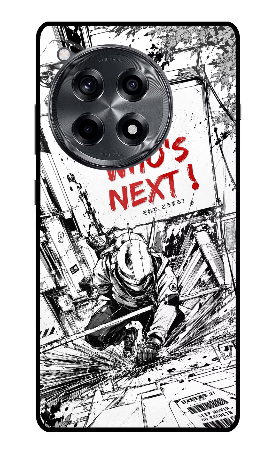Who's Next OnePlus 12R Glass Case Back Cover by Casekaro