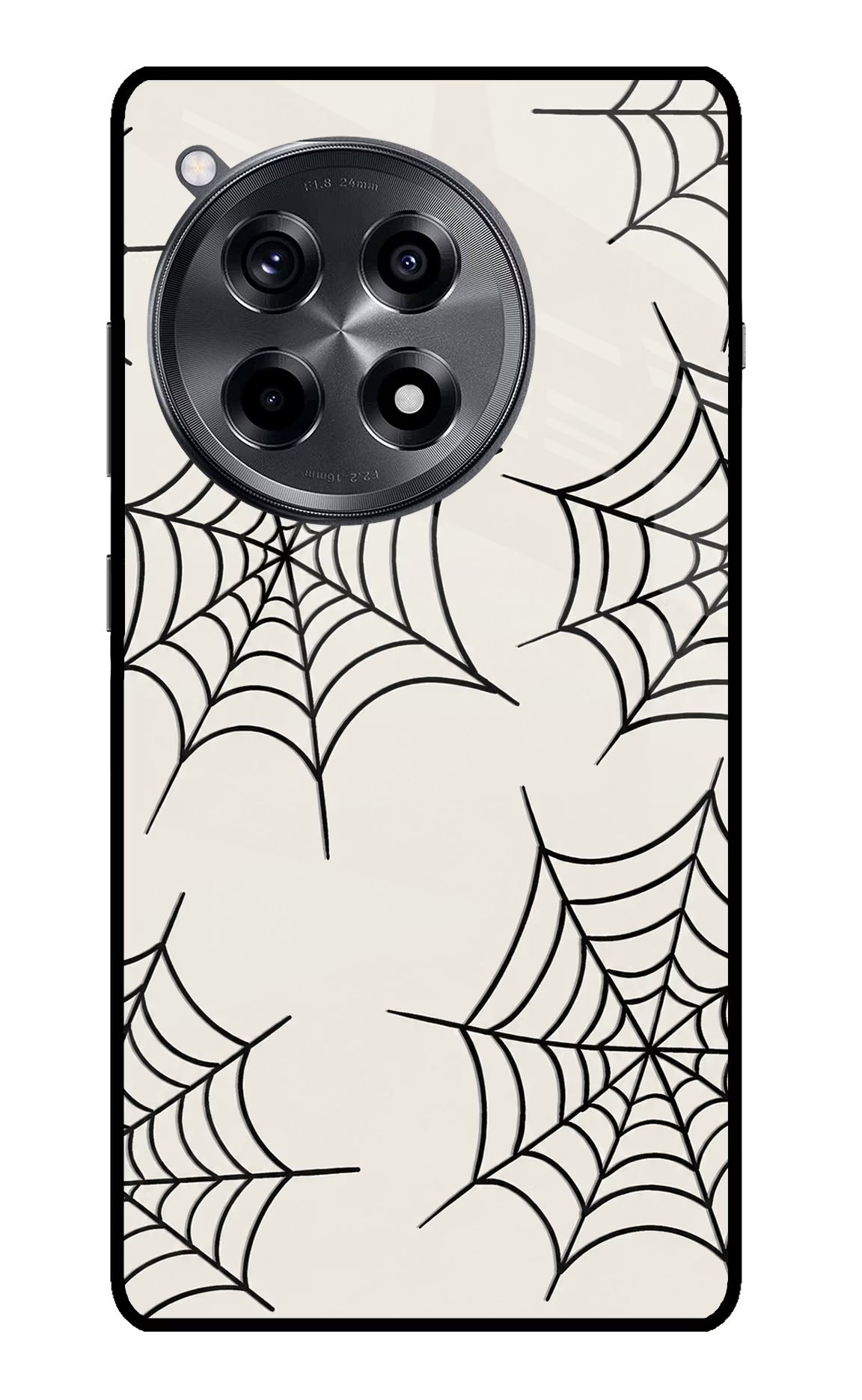Spider Web OnePlus 12R Glass Case