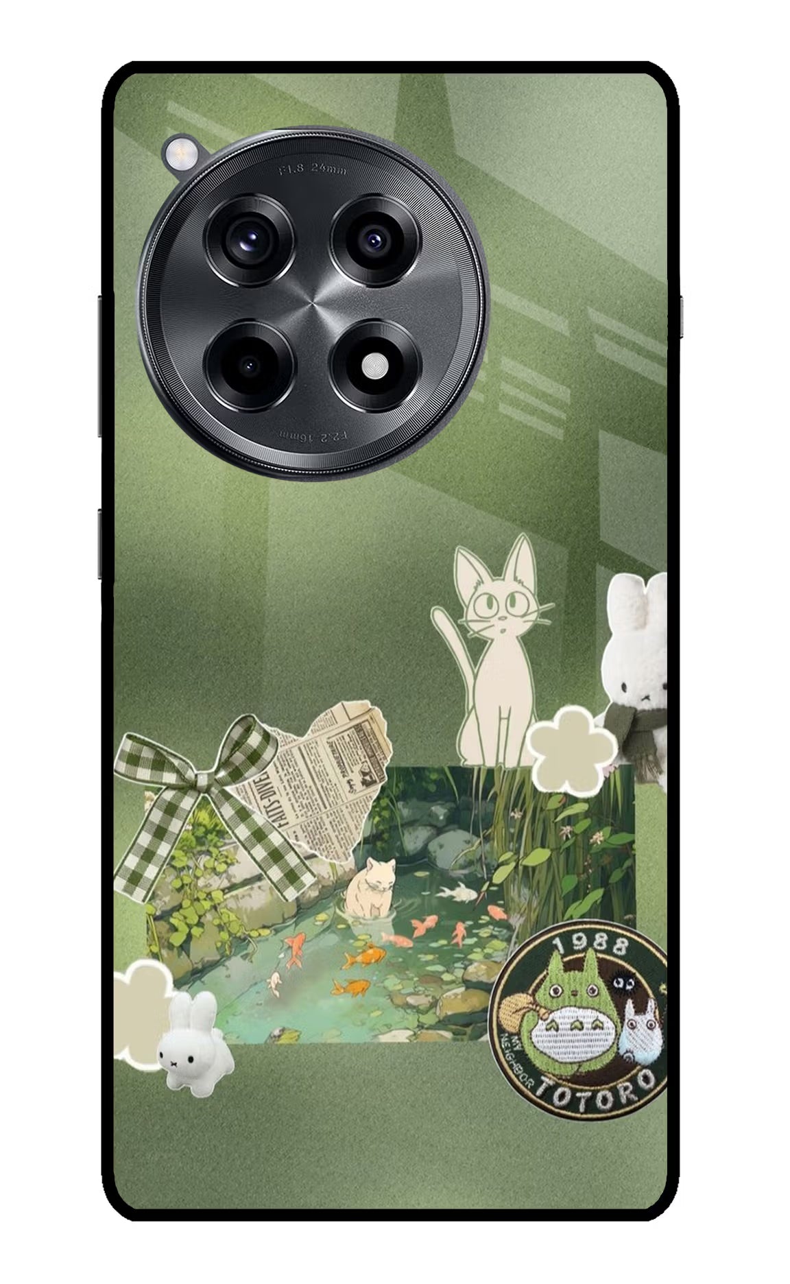 Aesthetic anime OnePlus 12R Glass Case