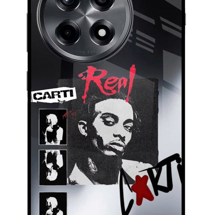 Playboi Carti OnePlus 12R Glass Case Back Cover by Casekaro