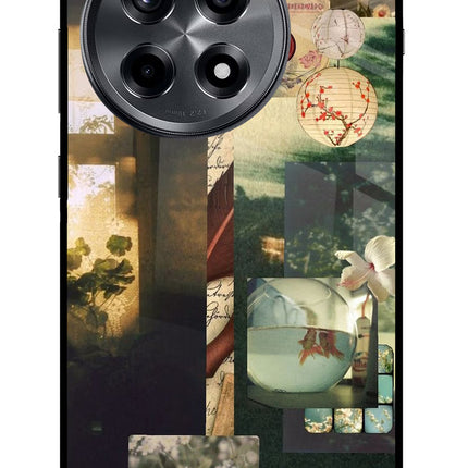 Summer OnePlus 12R Glass Case Back Cover by Casekaro