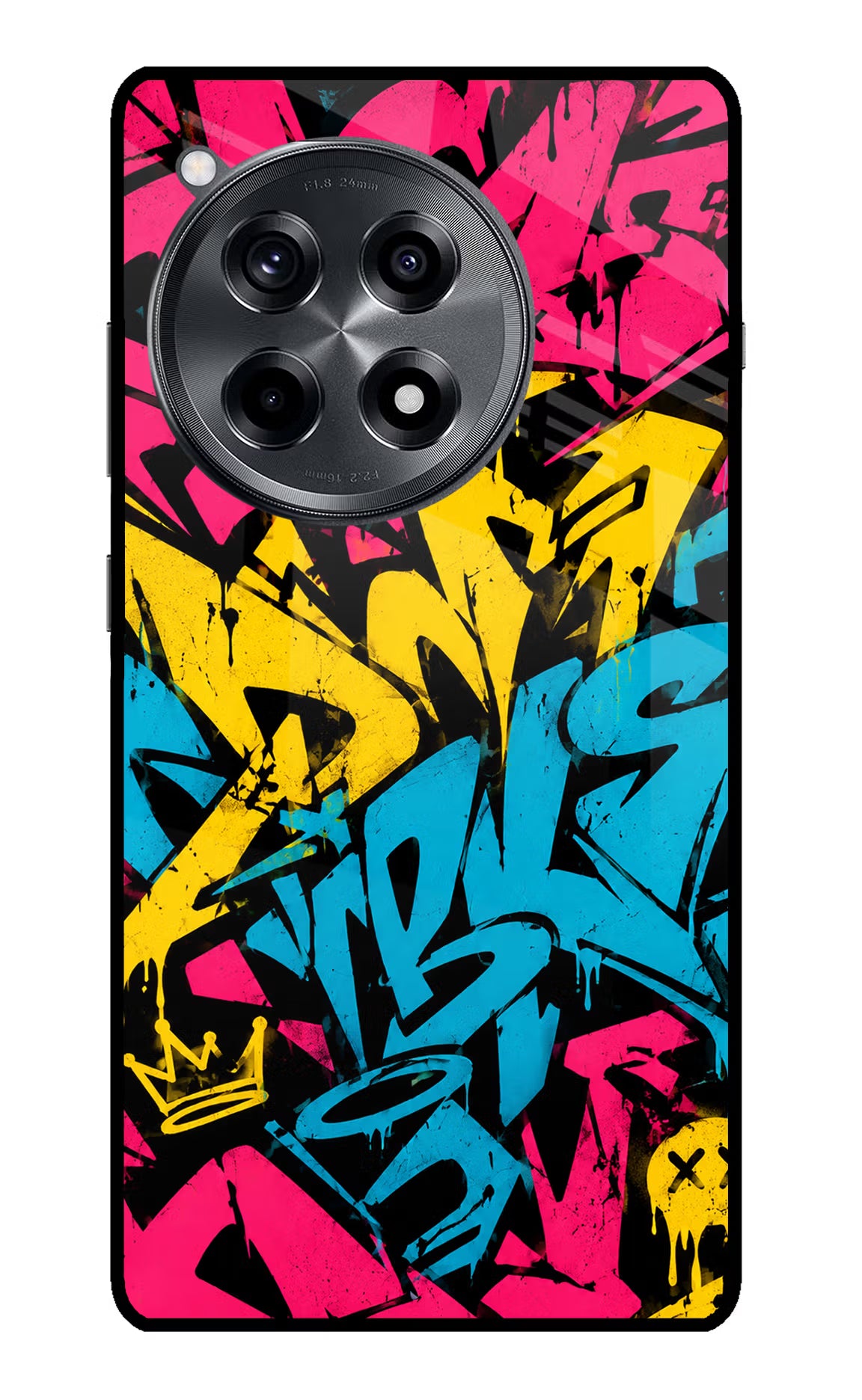 Graffiti Vibe OnePlus 12R Glass Case