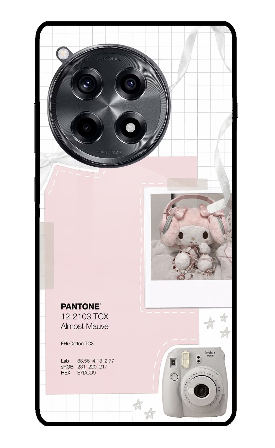 Pantone Asthetic OnePlus 12R Glass Case