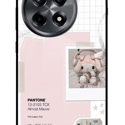 Pantone Asthetic OnePlus 12R Glass Case Back Cover by Casekaro