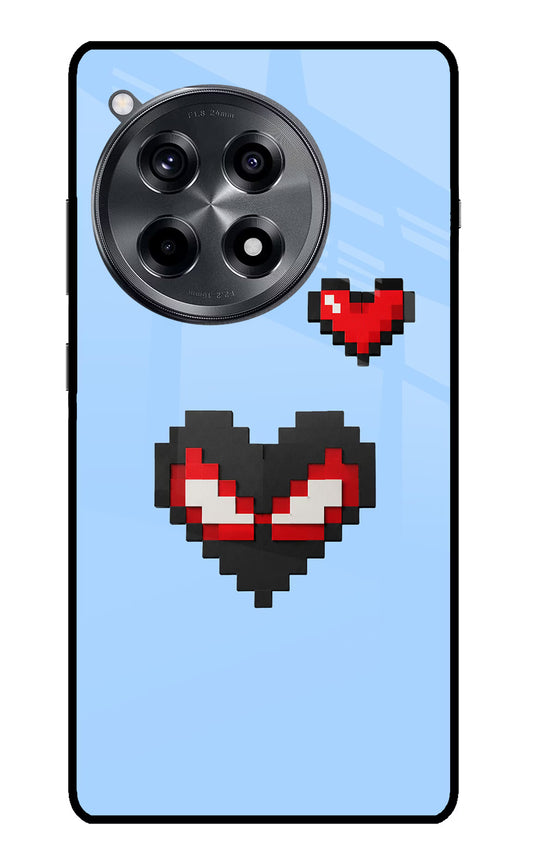 Peter Heart OnePlus 12R Glass Case