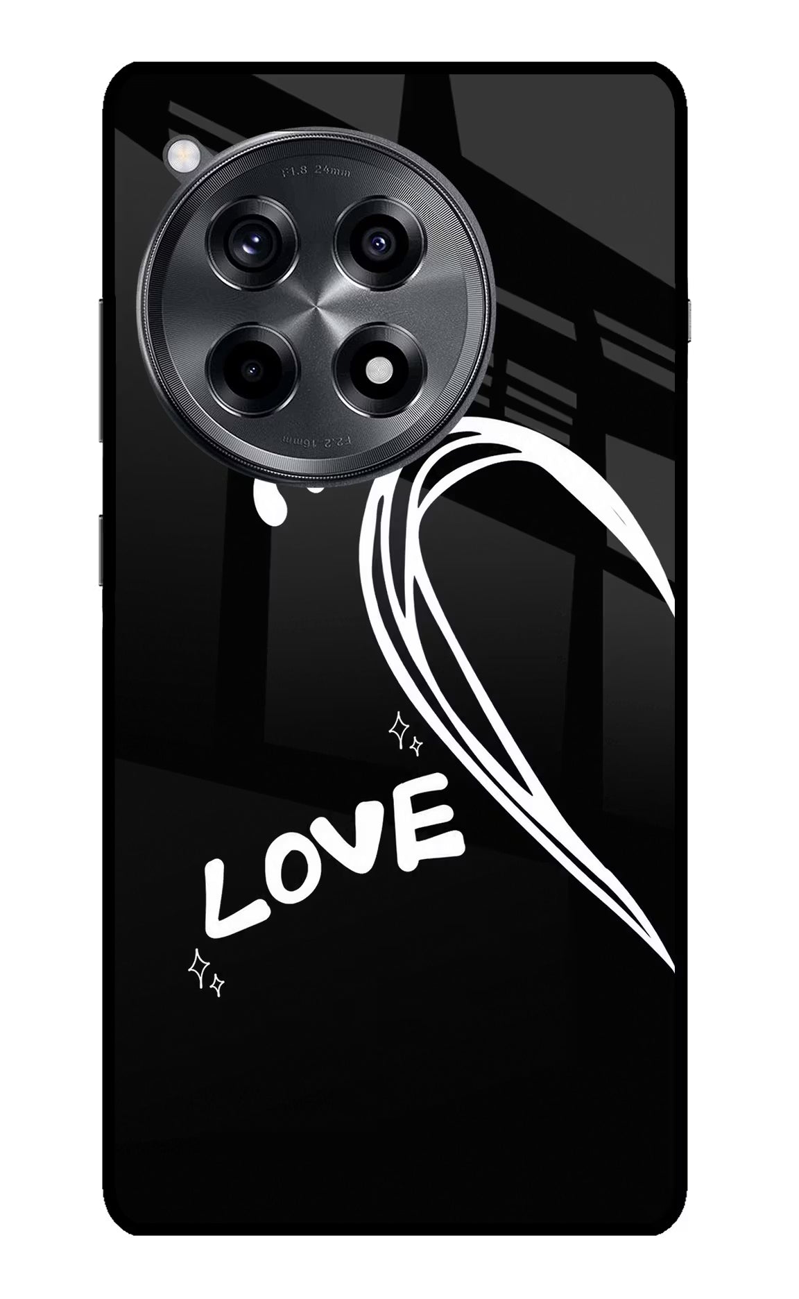Love Line OnePlus 12R Glass Case