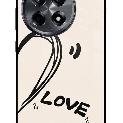 Soul Line OnePlus 12R Glass Case Back Cover by Casekaro