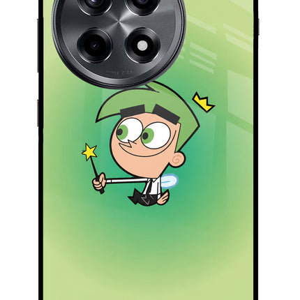 Cosmo Magic OnePlus 12R Glass Case Back Cover by Casekaro